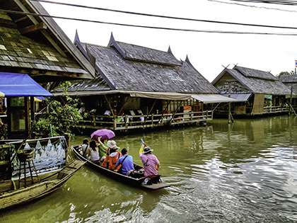 Дома на воде в Таиланде